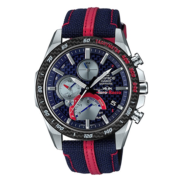 【聊聊私訊甜甜價】【CASIO】EDIFICE 輕薄太陽能賽車錶EQB-1000TR-2A