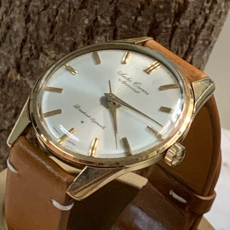 古董錶 復古錶 vintage SEIKO cronos special 手上鍊機械錶 包金 GS KS前身