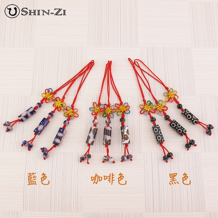 【香芝 好便宜! 】天珠吊飾 手機吊飾 中國結吊飾 網路最低價 帶來吉祥好運