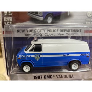 《模王》 1/64 美國綠光 模型合金車 1987 GMC vandura