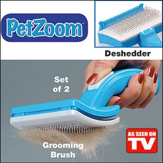 『寵物毛髮整理梳』PetZoom除毛梳//除毛針梳/貓梳狗梳/寵物梳毛器/寵物梳按摩梳
