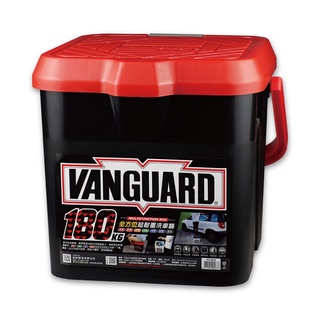 VANGUARD 全方位超耐重超大容量洗車桶 置物桶 22公升 黑色桶身 RH-6605