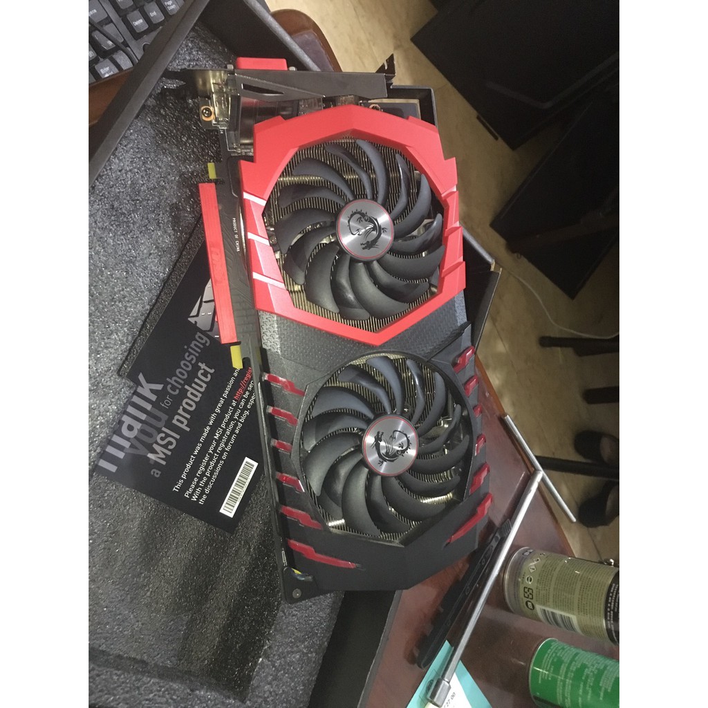 MSI GTX1060  GAMINGX 6G(紅龍)