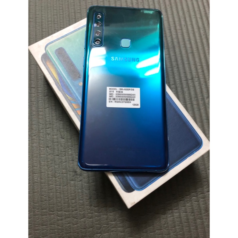 Samsung 2018 A9 檸檬藍128G 二手無傷