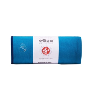 瑜珈精品代購—Manduka eQua Mat Towel Standard Harbour 瑜珈鋪巾標準版
