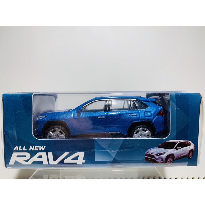 台灣TOYOTA 原廠1/43RAV4 LED迴力車