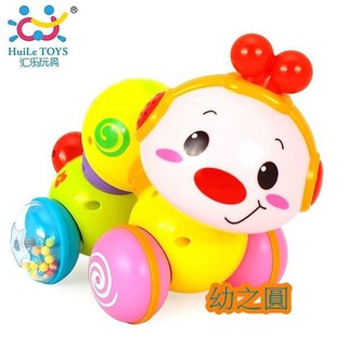 童心玩具~匯樂多功能音樂爬行小蟲~嬰兒寶寶學爬行玩具~兒童益智聲光電動玩具~◎