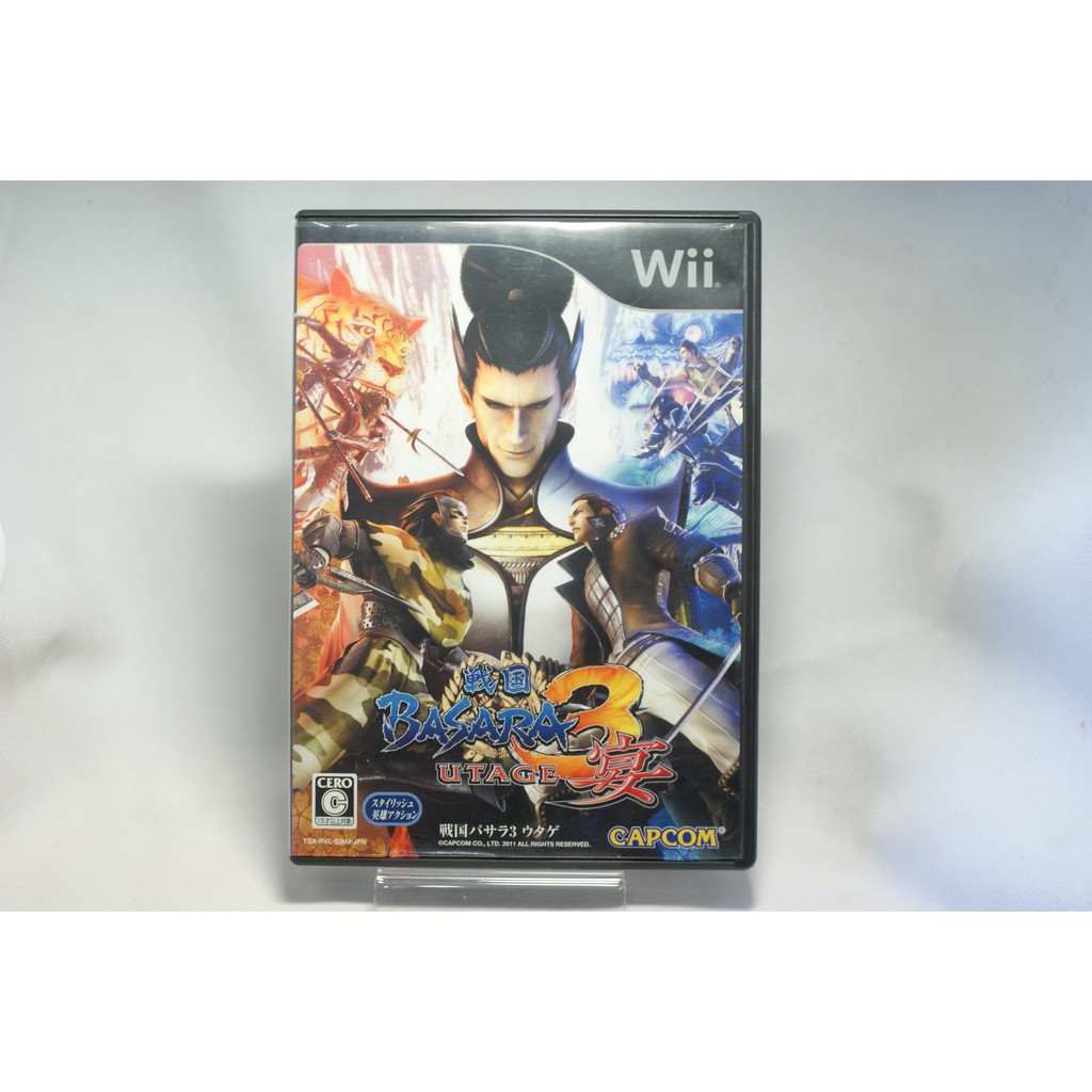 耀西 二手純日版任天堂wii 戰國basara 3 宴含稅附發票 蝦皮購物