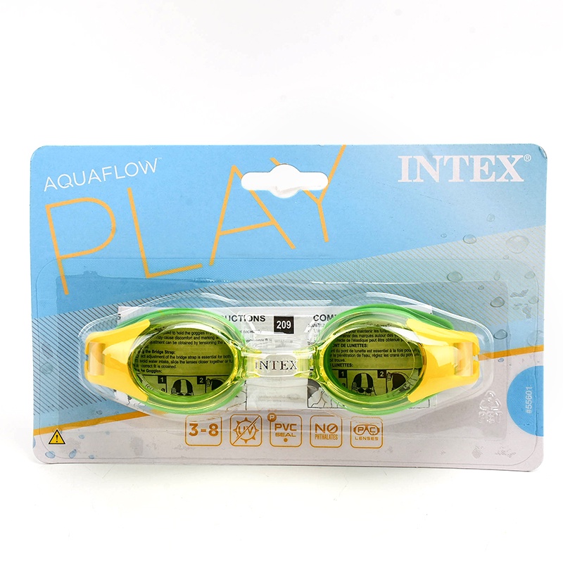 INTEX 入門泳鏡(適用年齡：3-8歲)-顏色隨機出貨1PC件 x 1 【家樂福】