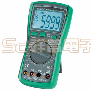 【祥昌電子】ProsKit 寶工 MT-1280 3 1/2數位萬用電錶/數位電錶 三用電錶 電表 附電容.溫度測試