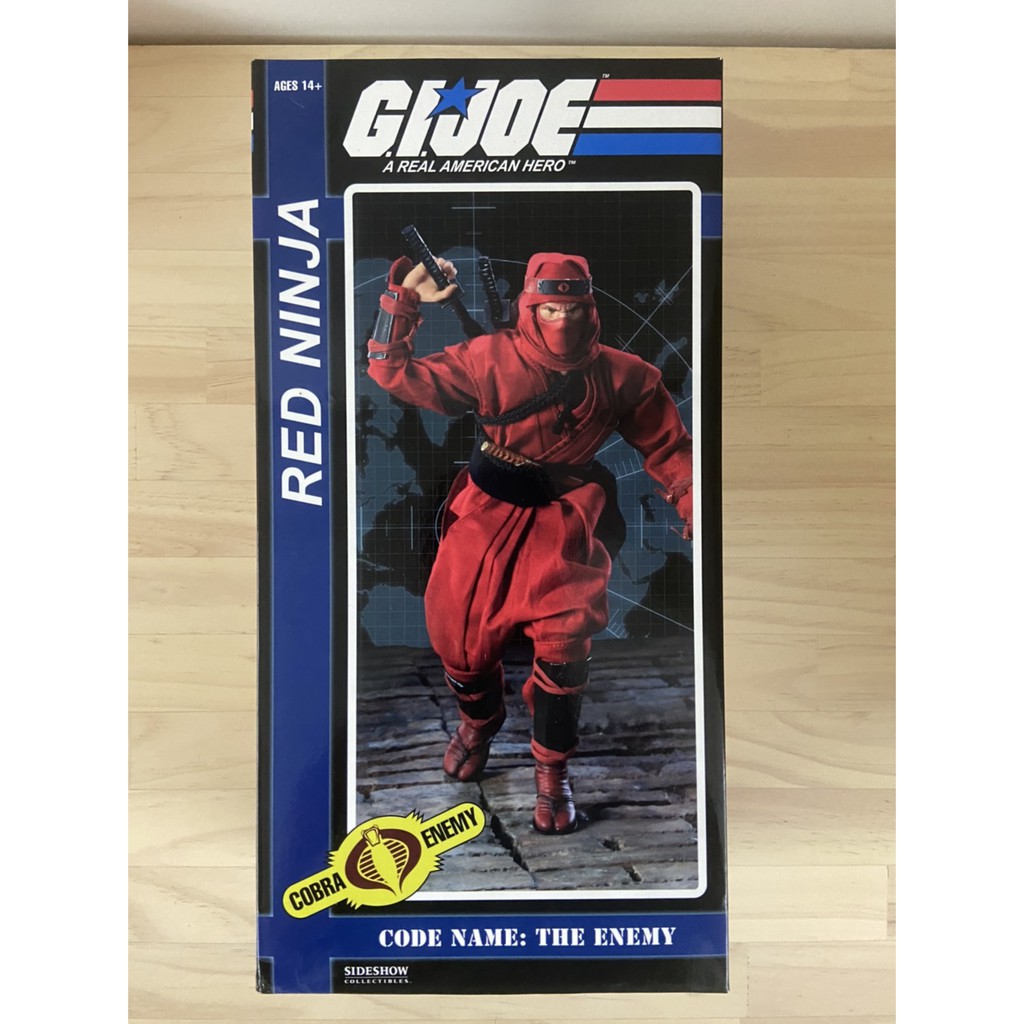 絕版 SIDESHOW GI JOE Red Ninja 紅忍者 12吋 全新未拆正品