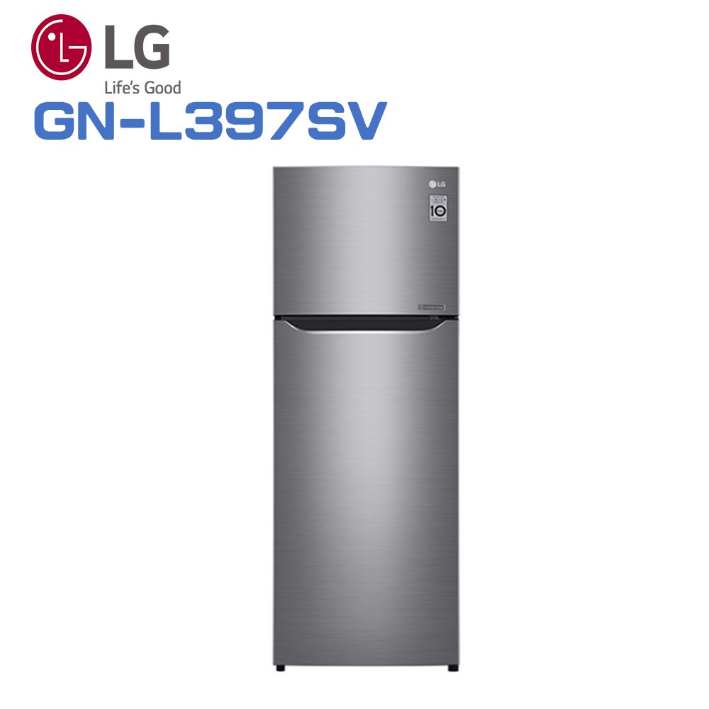 ✿聊聊最便宜✿全台配裝✿全新未拆箱 GN-L397SV【LG樂金】美型315L 雙門冰箱