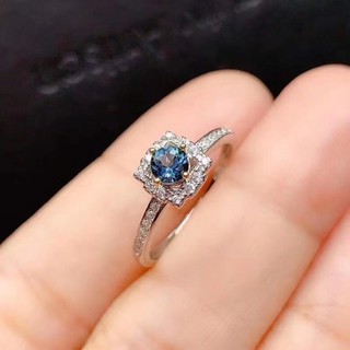 【龍騰寶石】天然 皇家藍 藍寶 戒指 錫蘭 火光閃耀 晶體乾淨 顏色濃鬱 切割完美 微鑲 精工 寶石 彩寶 Fancy