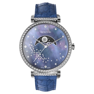 SWAROVSKI施華洛世奇 Passage Moon Phase月亮女神系列 水晶腕錶36mm