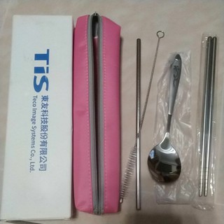東友科技 環保餐具組 環保吸管組 四件組 不挑色