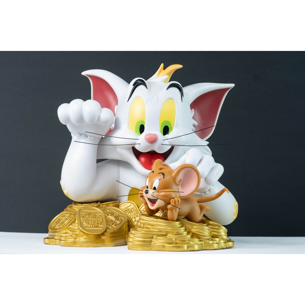 【撒旦玩具 SatanToys】預購 Soap Studio【湯姆貓與傑利鼠 Tom Jerry】 招財貓 傳統 半胸像