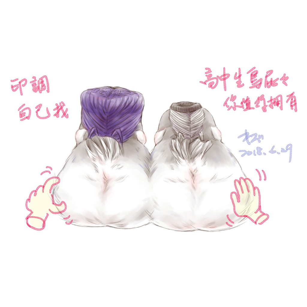 Jojo 仗億文鳥雙面壓克力吊飾 蝦皮購物