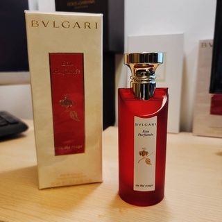 Bvlgari Eau Parfumee Au the Rouge Eau de Cologne絕版紅茶香水75ml現貨