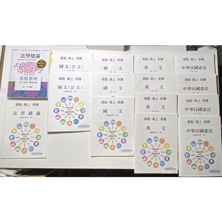 【全新】高普考．憲法．法學緒論．英文．國文（含公文）．講義．總複習講義🔥🔥🔥