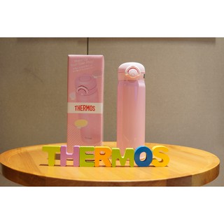 [現貨-當日立即出貨] 日本 THERMOS 膳魔師 500ml 不鏽鋼真空彈蓋式保冷 保溫杯(粉紅色) JNR-501