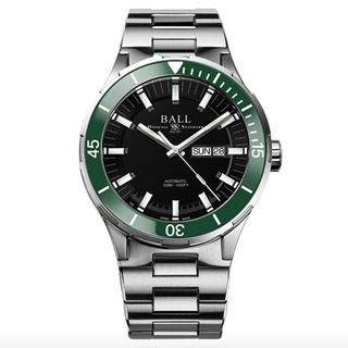 【BALL 波爾錶】Roadmaster 陶瓷錶圈300米防水機械腕錶-43mm/DM3050B-S12J-BK