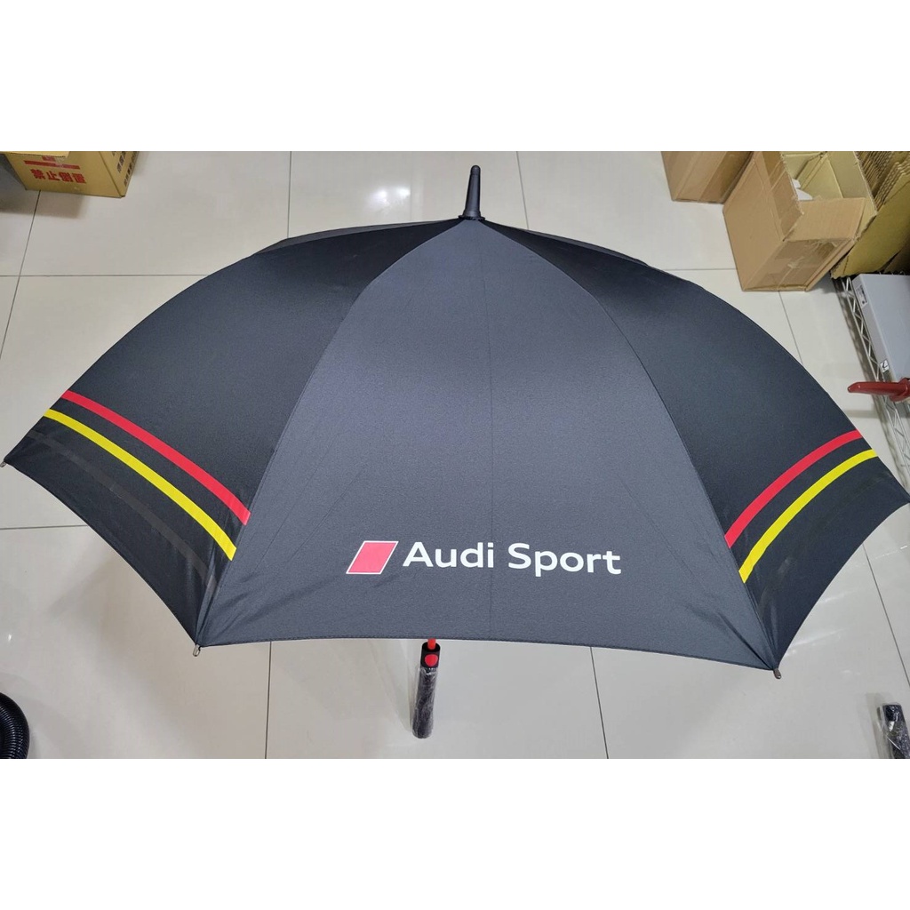 🏆🏆🏆奧迪 Sport自動大雨傘 紅色運動款。抗UV，自動大傘(原廠商品)