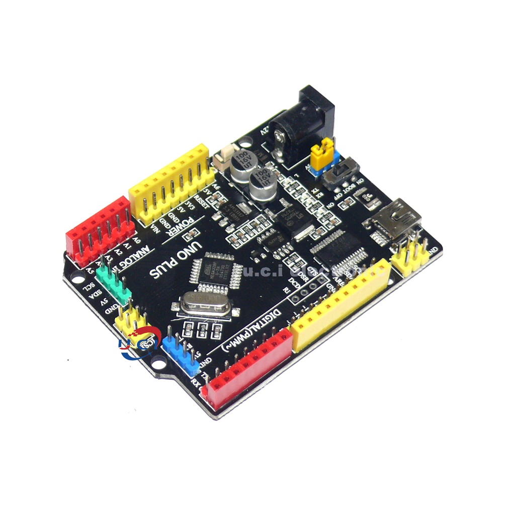 【UCI電子】(5-1) ATMEGA328P開發學習板相容Arduino uno plus R3 感測器擴展板套件