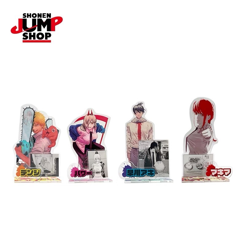 10/18更新✨官方正版 上海 JUMP SHOP🔥鏈鋸人立牌 電鋸人立牌 名場面 鏈鋸人立牌 帕瓦 電次 瑪奇瑪 蕾潔