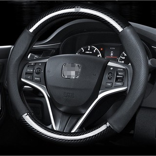 HONDA 本田 Odyssey CIVIC FIT CITY CR-V 碳纖紋方向盤套 運動型 透氣打孔 四季通用