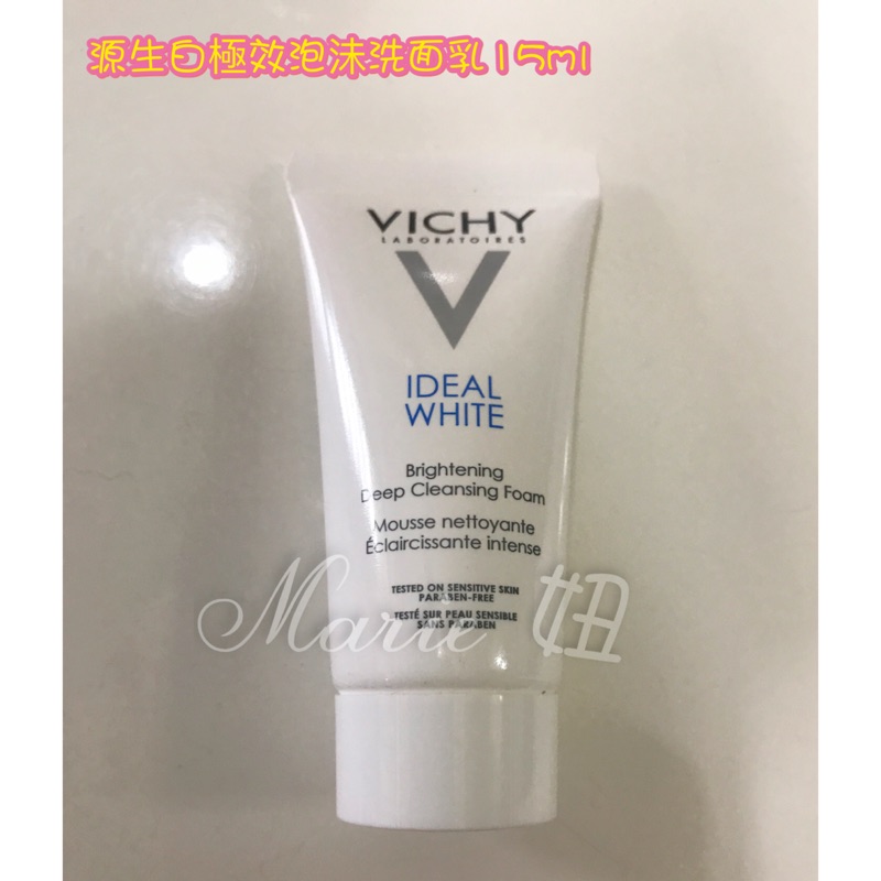 ☆Marie 妞  VICHY薇姿 源生白極效泡沫洗面乳15ml