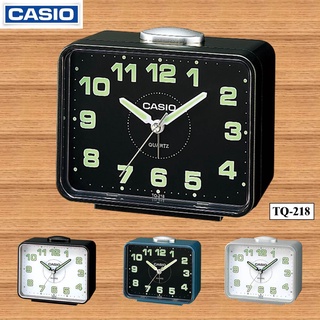 經緯度鐘錶casio卡西歐夜光桌上型鬧鐘指針鬧鐘數字指針夜光鈴聲鬧鈴 貪睡設定保證公司貨附保固卡tq 218 蝦皮購物