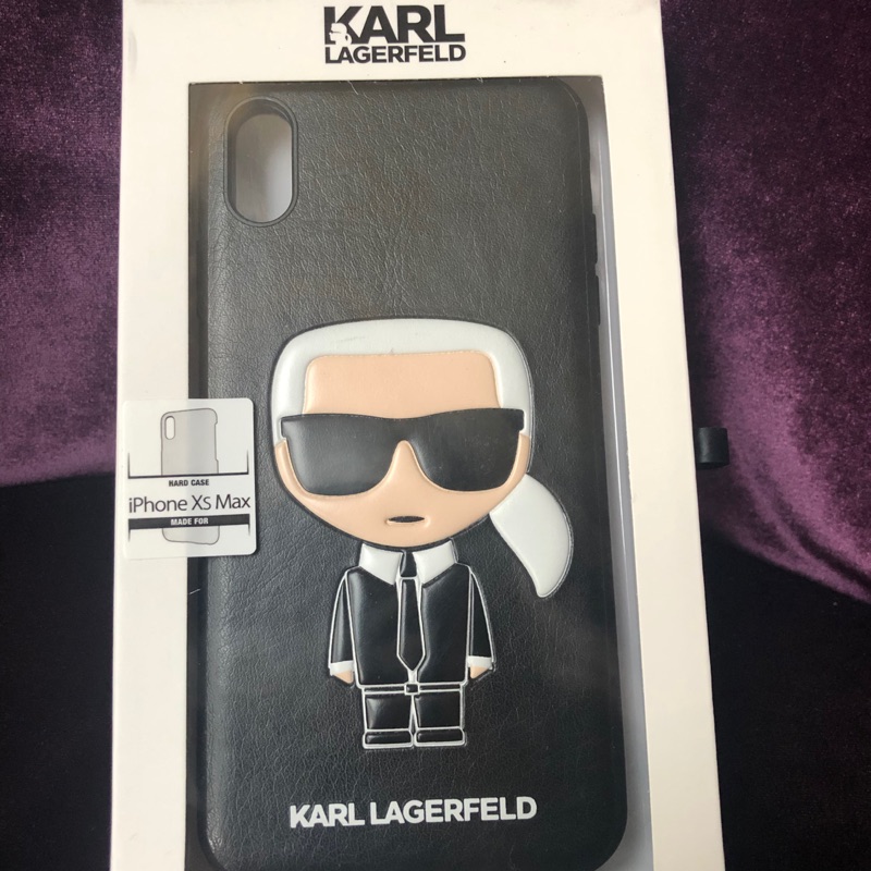 KARL LAGERFELD iphone XS Max經典手機殼，正品