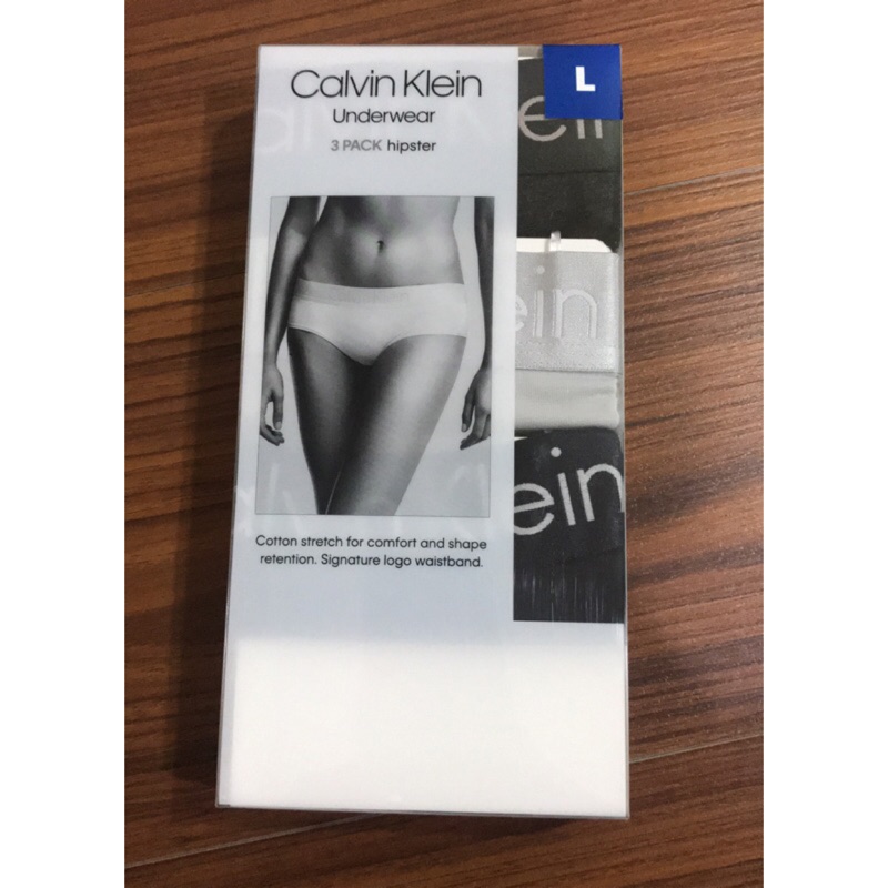 COSTCO 好市多 代購 Calvin Klein CK 凱文克萊 女內褲/三角褲/彈性棉質內褲/L號（3件組)