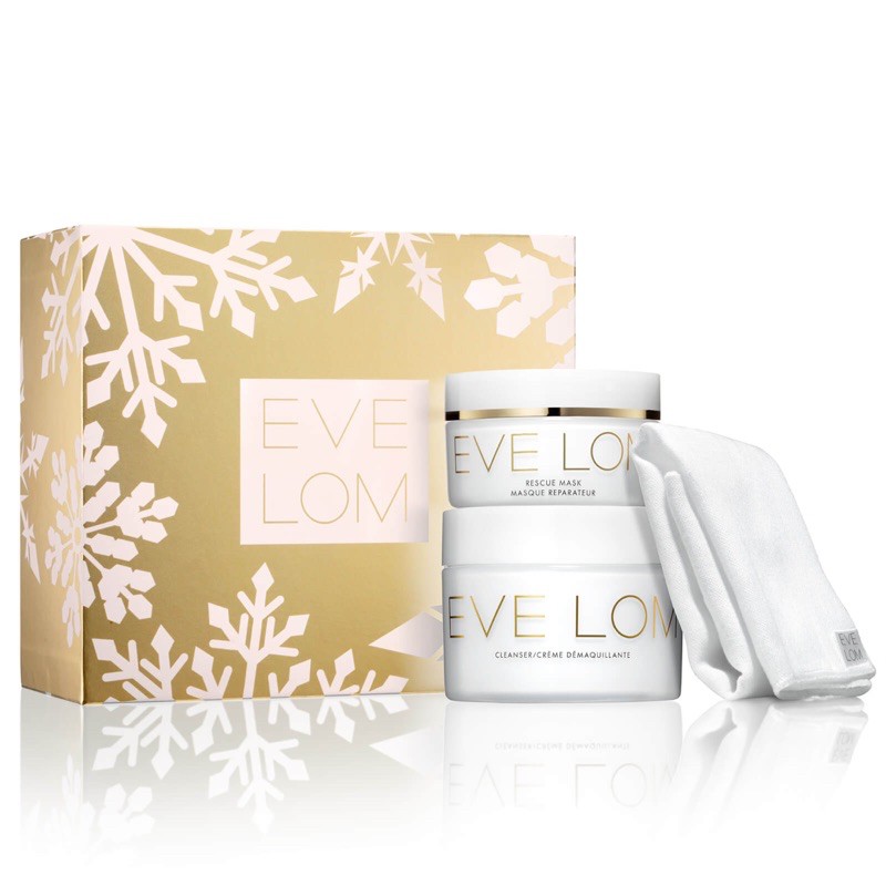 🇬🇧英國購入 Eve Lom 限定聖誕禮盒組200ml卸妝霜+瑪姿林棉布