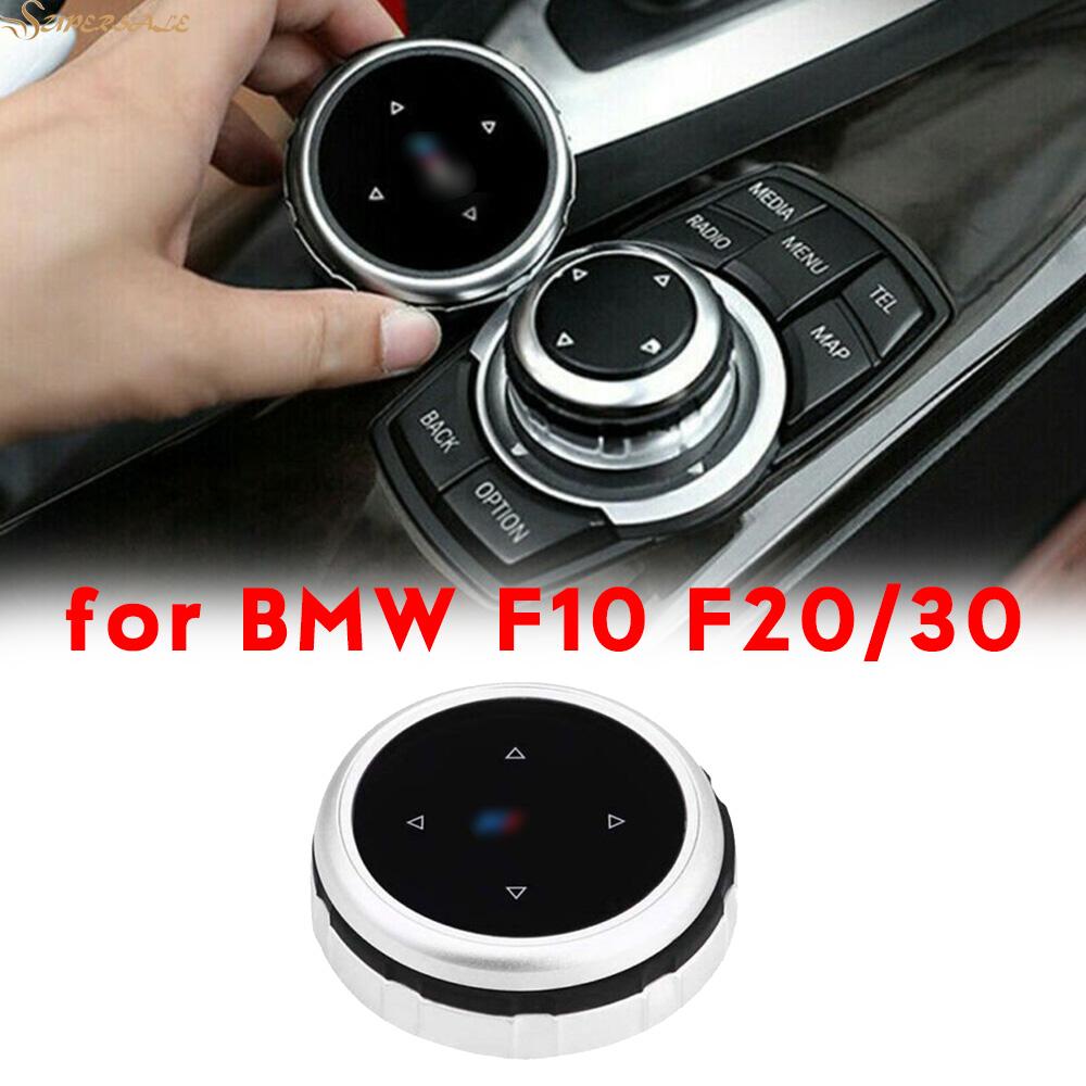 BMW 多媒體旋鈕蓋 1 件小型 IDRIVE 按鈕配件適用於寶馬 F10 F20/30 鋁合金零件更換