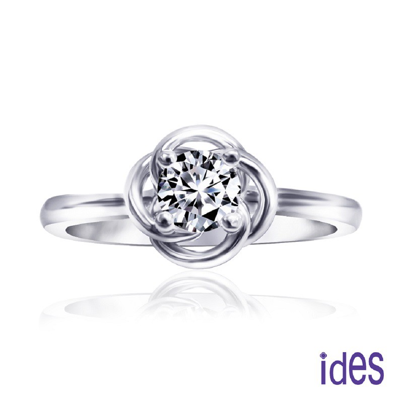 ides愛蒂思鑽石 設計款30分F/VVS2八心八箭頂級3EX車工鑽石戒指/優雅人生
