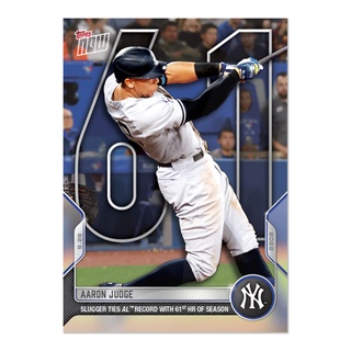 Aaron Judge 球員卡 2022 MLB TOPPS NOW® Card 975 單季61轟