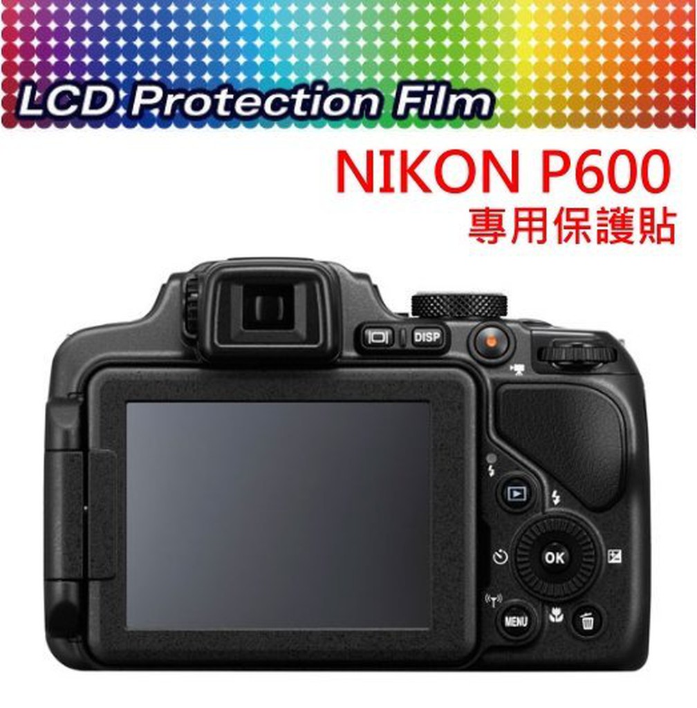 【中壢NOVA-水世界】NIKON P600 相機 專用 螢幕保護貼 免裁切 靜電抗刮【門市可代貼】3吋