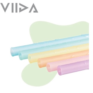 【小童話親子嚴選】臺灣 VIIDA JOY 環保矽膠吸管 環保吸管6入組