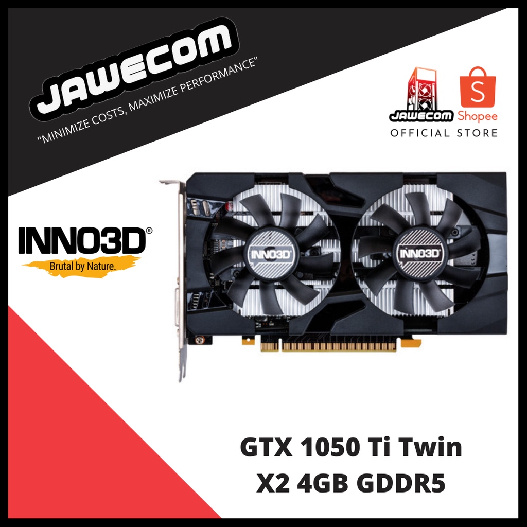 Inno3d GeForce GTX 1050 Ti Twin X2 4GB GDDR5