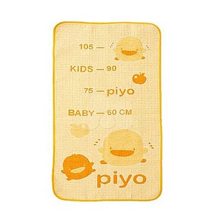 PIYO PIYO 黃色小鴨嬰幼兒亞草涼蓆GT-81733(台規中床120x60cm)涼爽透氣 散熱性佳 最適合夏天使用