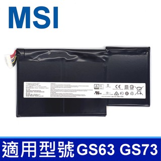 MSI BTY-M6J 3芯 原廠電池 GS63VR-7RF GS73 GS73-7RE GS73-VR-7RF