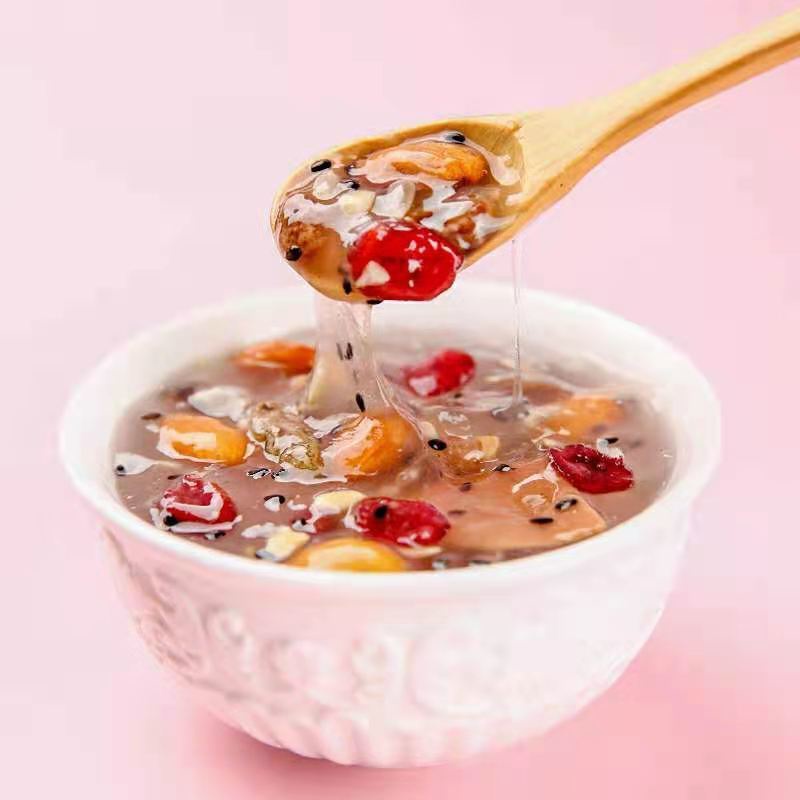 堅果藕粉藕粉堅果羹營養早餐桂花杭州特產代餐食品方便速食