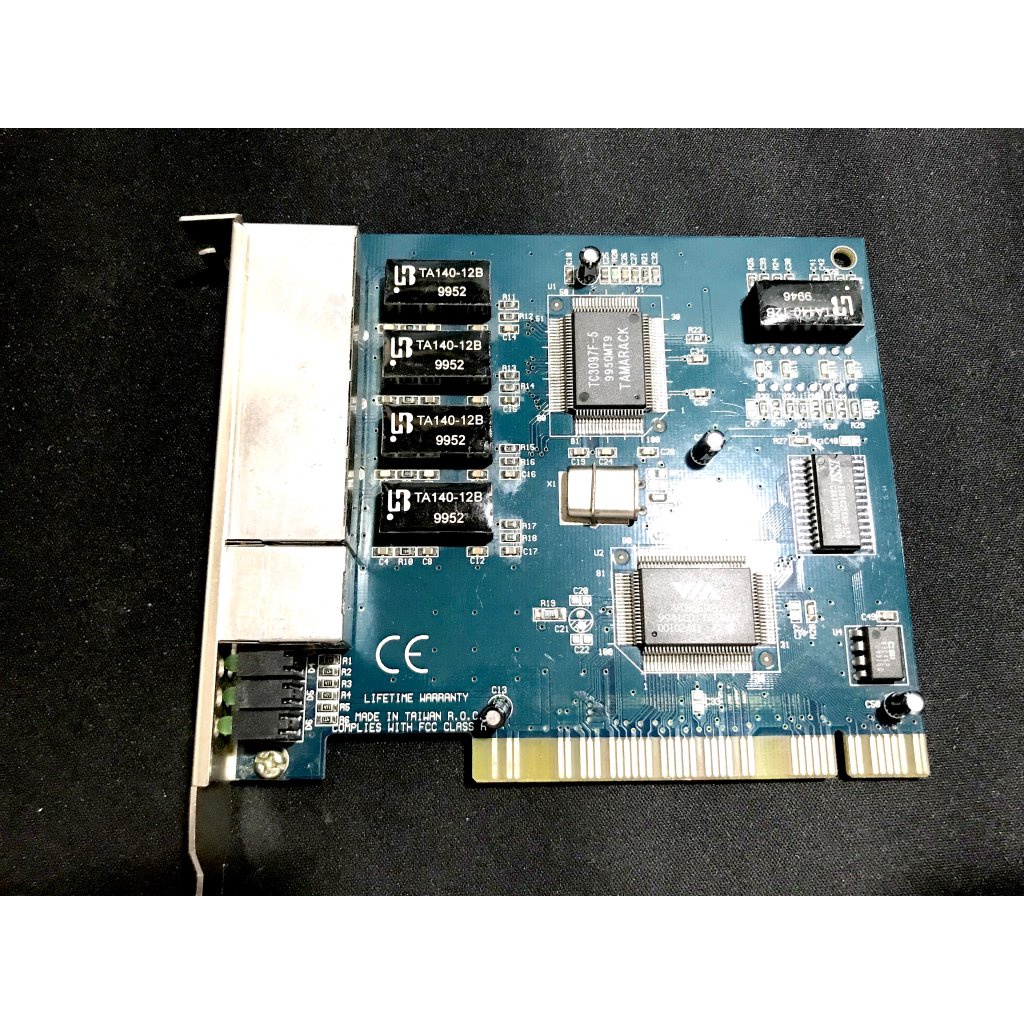 VIA PCI VT86C926 5PORT  工業伺服器 網路卡