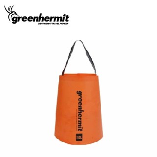【蜂鳥 greenhermit TPU折疊水桶 橘 10L】OD6310/打包袋/揹包內袋/輕水袋/悠遊山水