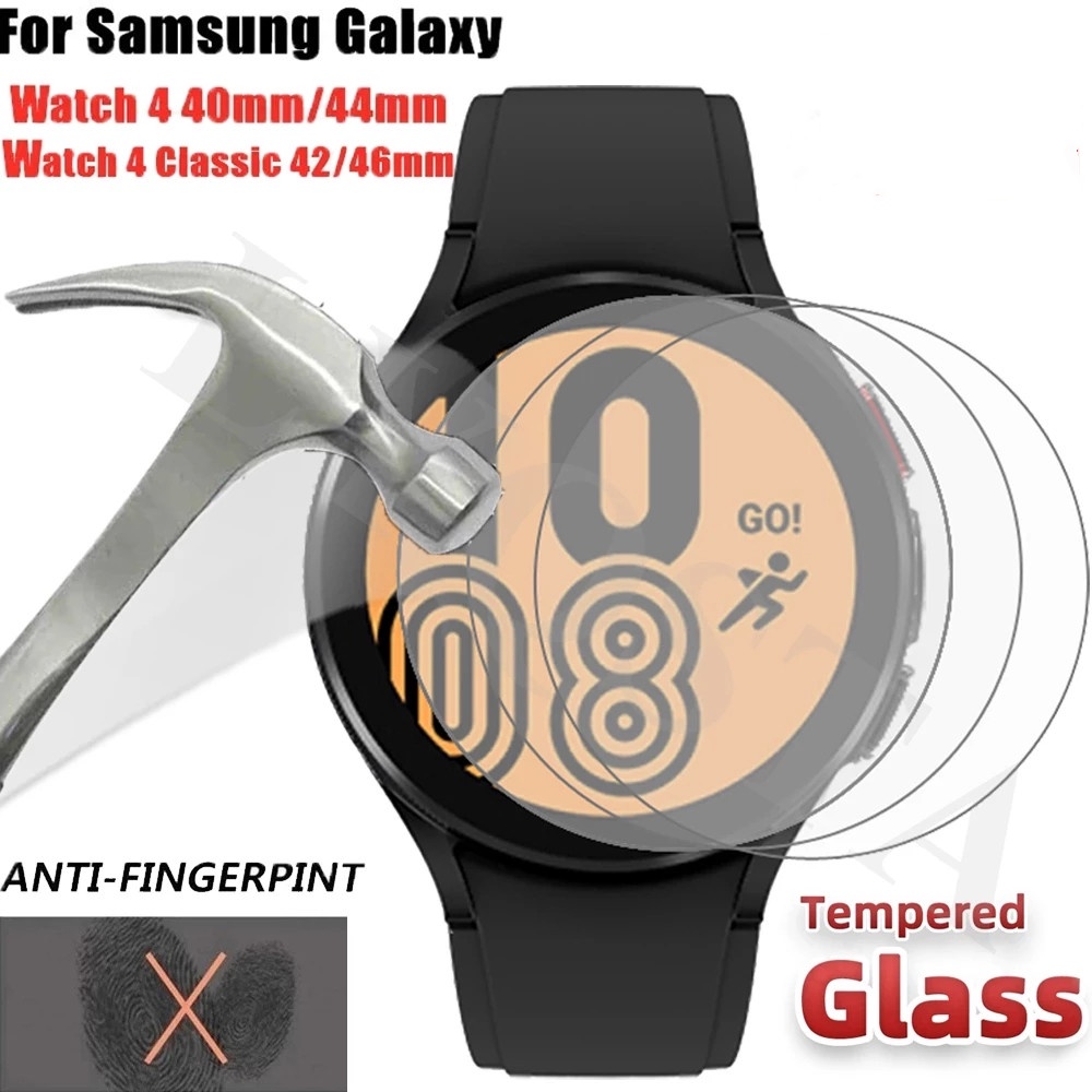 手錶鋼化膜 適用三星Galaxy Watch4保護膜 Watch 4 classic高清鋼化玻璃保護貼 TPU水凝軟膜