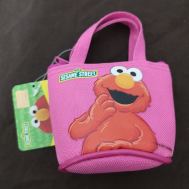 可愛芝麻街Elmo艾摩零錢包萬用包 鑰匙包