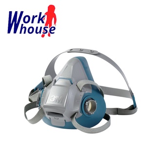 【Work house】3M 6502-QL 半面罩防毒口罩 防毒面具 可用於搭配多種濾罐 濾毒罐 3M原廠正品 噴漆