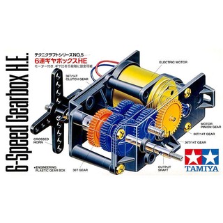 (大鳥叔叔模型)TAMIYA 田宮工作樂72005 (可變六種齒比) 6-Speed Gearbox H.E六速齒輪箱