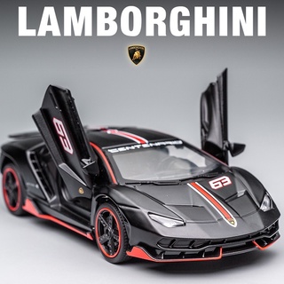 🔊 模型車 1：32 藍寶堅尼 Lamborghini SV LP770-4 LP780-4 金屬合金車模 合金玩具車